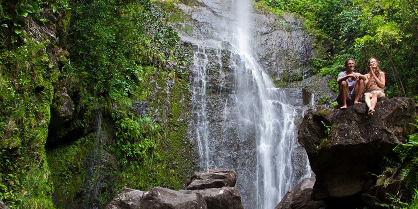 waterfall view