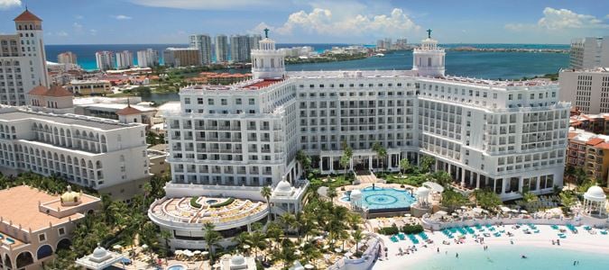 aerial view of hotels 